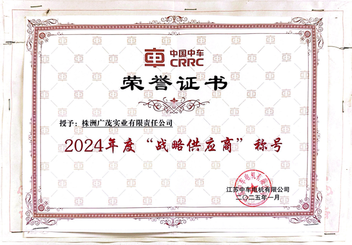 2024年度戰(zhàn)略供應(yīng)商